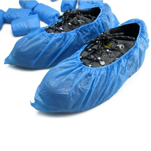 Disposable Plastic CPE Shoe Cover Anti Slip