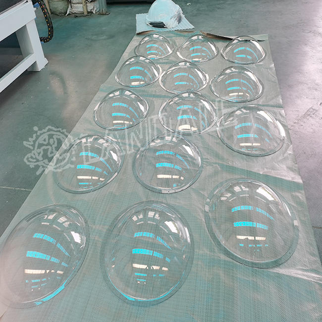 Transparent Plastic Protective Shell Polycarbonate Sheet Blister Semi-Arc Protective Cover PC Lighting Cover