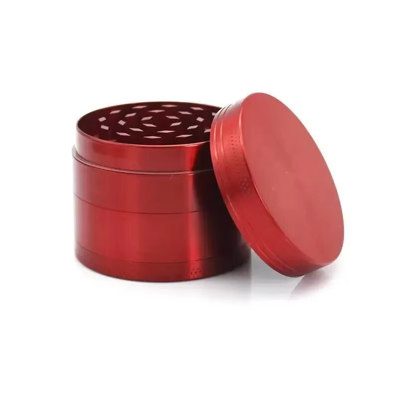 Custom Logo Zinc Alloy Herb Grinder 4 Layers Metal to Bacco Grinder