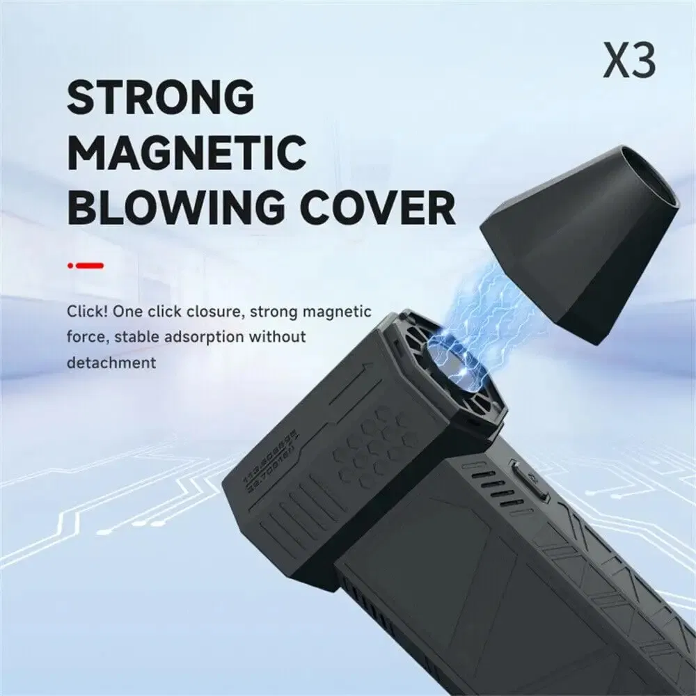 Electric Turbo Fan Portable Mini Turbo Fan Vertical Small Wind Turbine for Car Mini Turbine Jet Fan