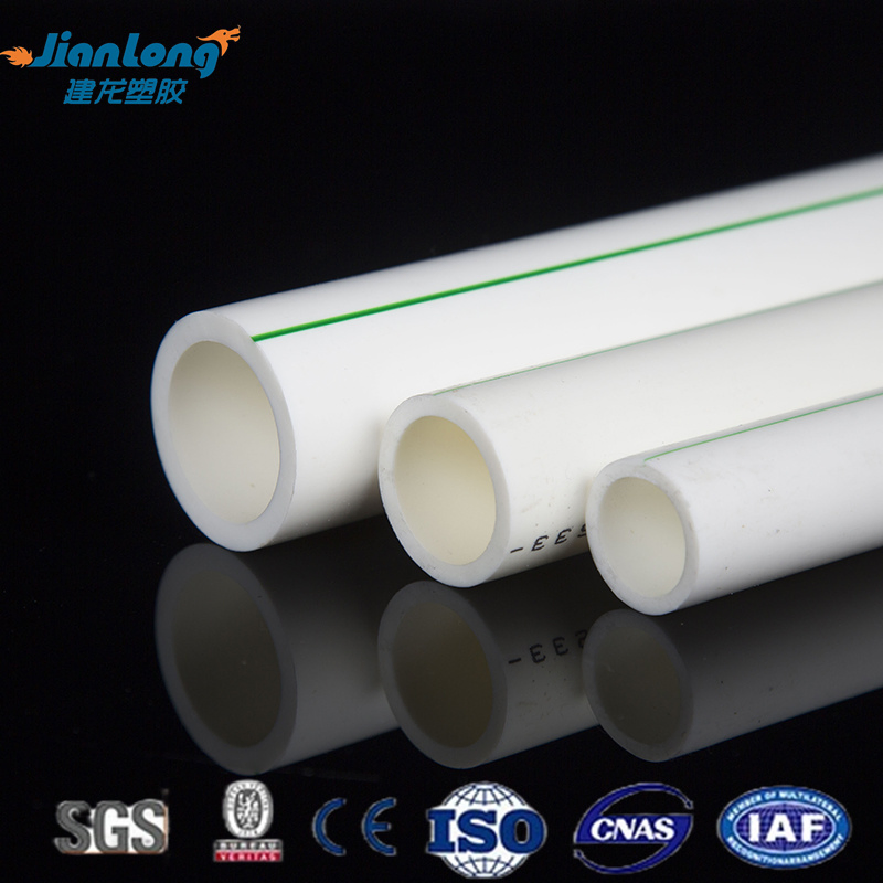 Wholesale White 20-160mm PPR Plastic Pipe Cold and Hot Water Supply PPR Pipe