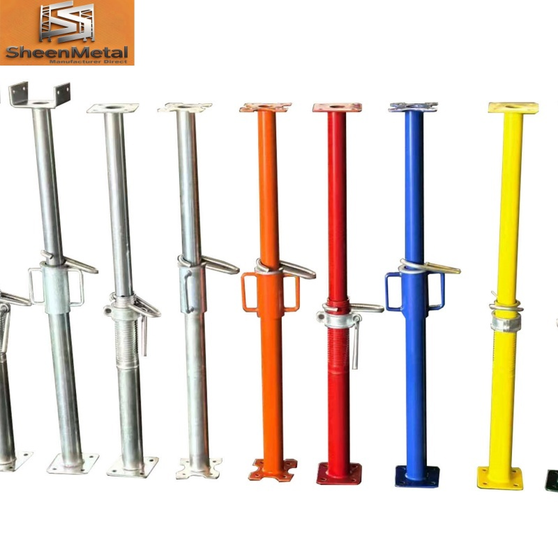 Exported Galvanized Steel Acro Props Shuttering Jacks Steel Acrow Shoring Scaffolding Steel Prop