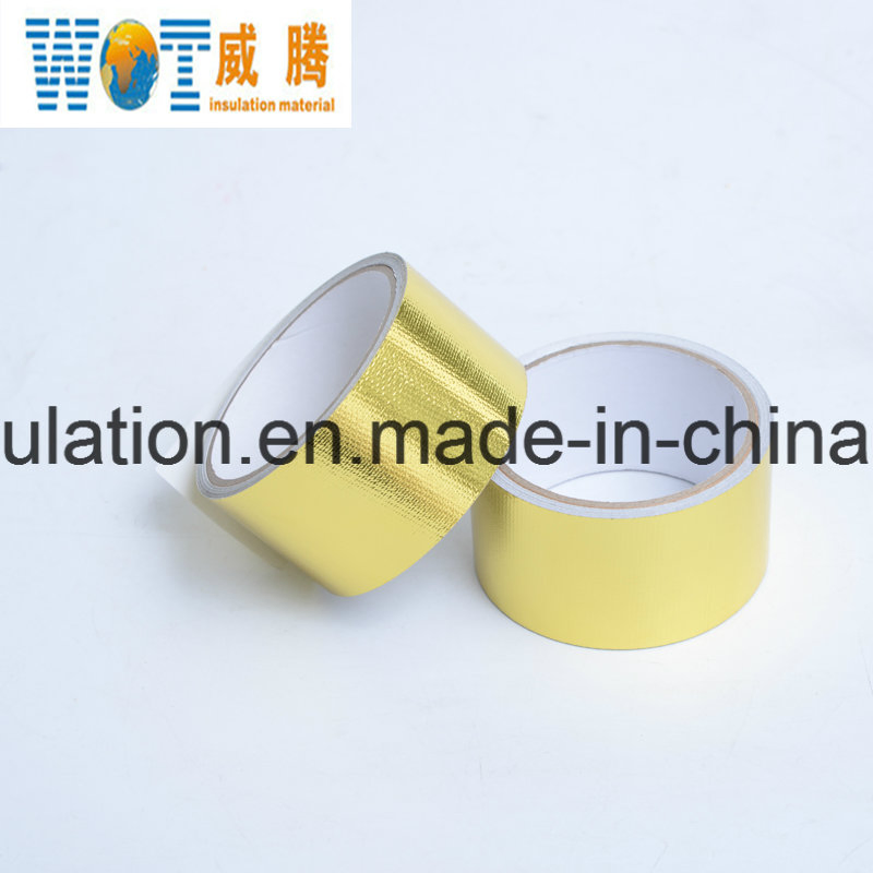 Golden E-Glass Self Adhesive Aluminum Fiberglass Insulation Tape Waterproof and Heat Resistant