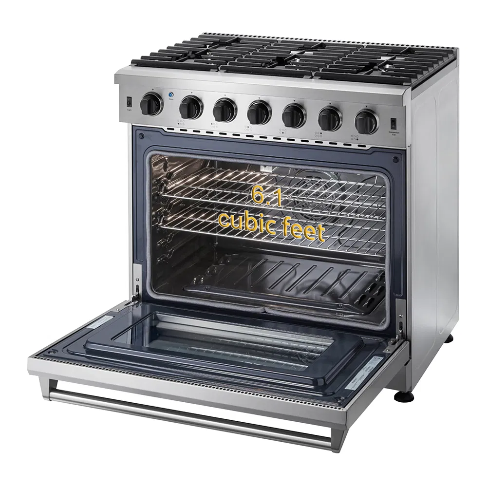 High Quality 36 Inch Convections Fan Gas Stove