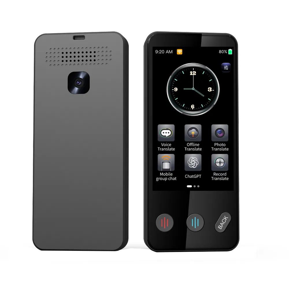 2025 High Accuracy Portable Voice F13 Translator Machine 139 Online Languages 19 Offline Dictionary Intelligent Translation Device