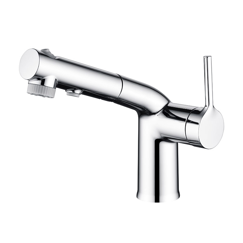 Deck Mounted Single Handle Basin Bathroom Sink Faucet