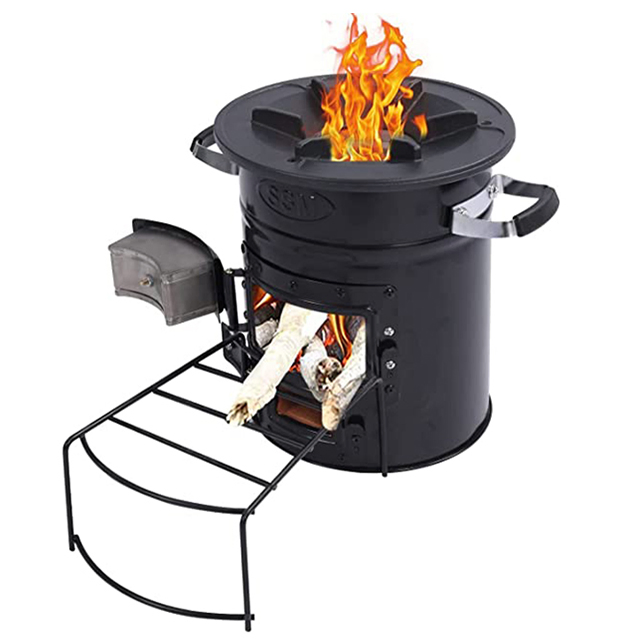 High Efficiency Wood Saving Camp Stove Outdoor Cooking Stove for BBQ Picnic