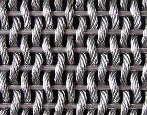 Stainless Steel Flat Wire Woven Mesh for Curtain Wall