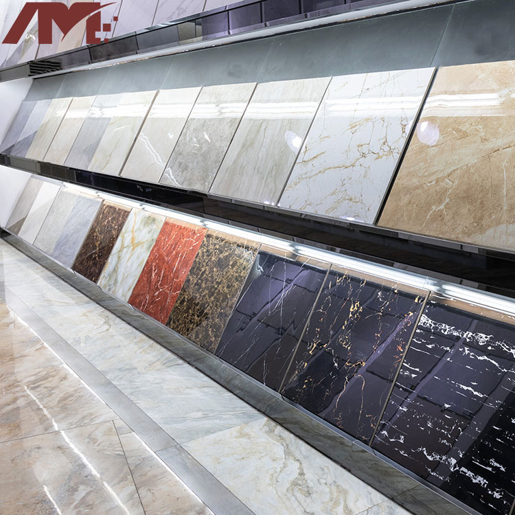 Плитка керамогранитная 600x600 мм мраморная глянцевая