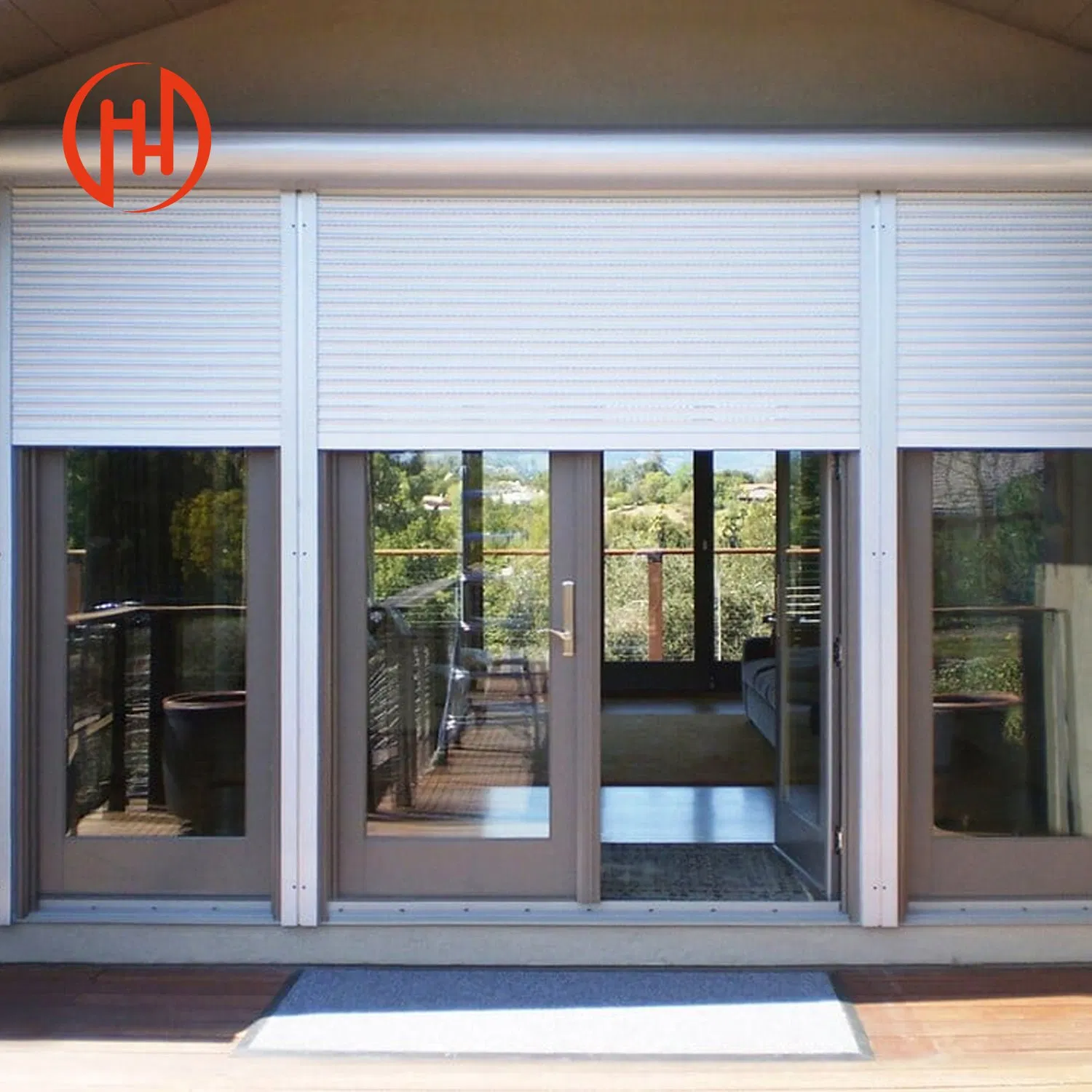 High Quality Automatic Aluminum Roller Shutter for Indoor and Outdoor Use