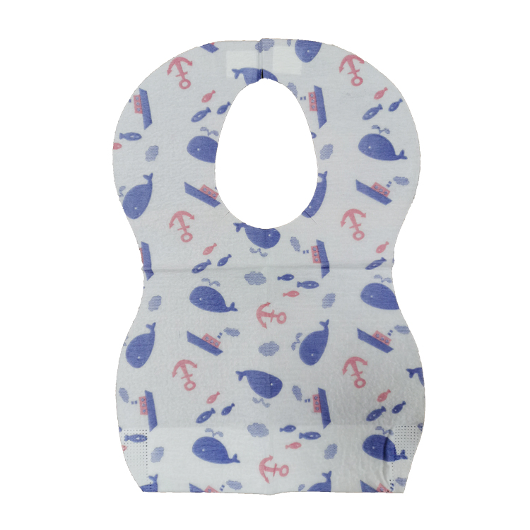 Waterproof Non-Woven Laminated Baby Bibs for Mess-Free Feeding