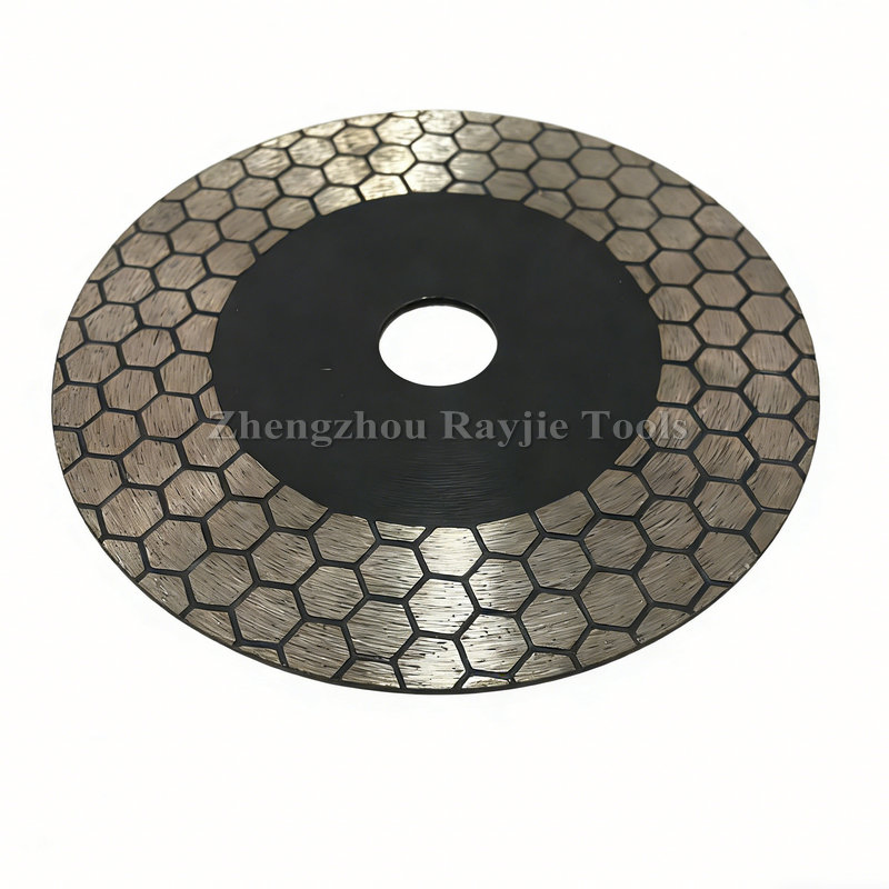 Hot Pressed Hexagonal Double Sided Diamond Marble Saw Blade Granite Cutting Disc Grinding Cutting Wheel for Tile