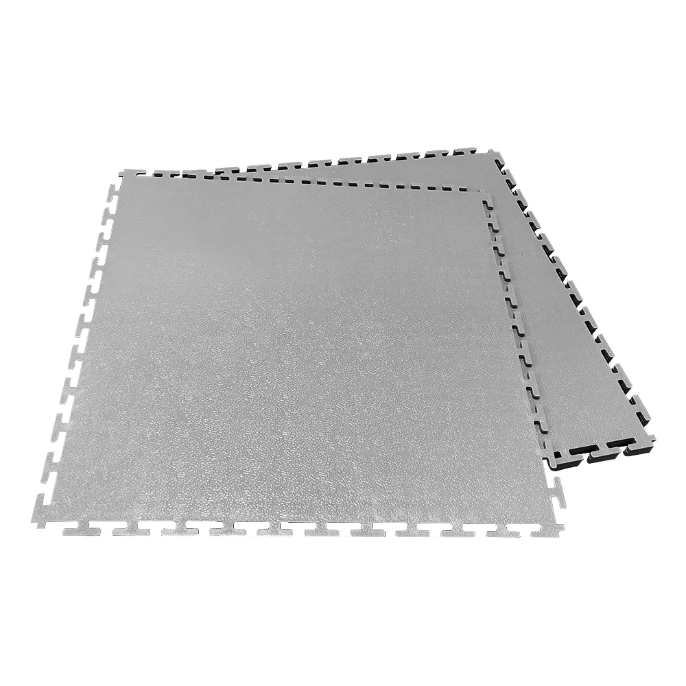 Allesd Grey 500X500X3mm Durable Interlocking ESD Tile PVC Flooring Conductive PVC Tile