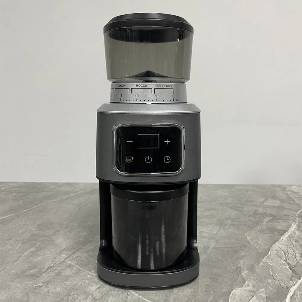 GF2005b Automatic Burr Coffee Grinding Machine with Fine Coarse Size Control