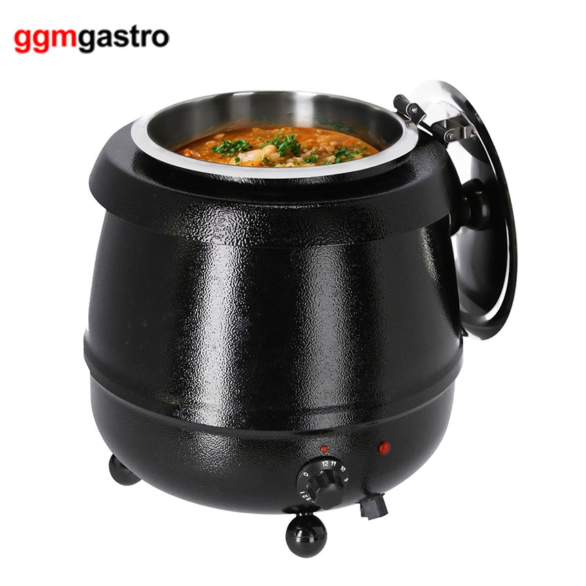 Stainless Steel Soup Station, Buffet Warmer Electric Soup Kettle 10L Swh9s