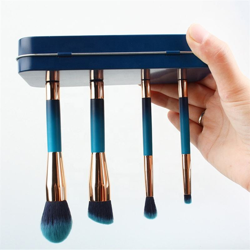 Magnetic Cosmetic Brush Set Wholesale Travel Portable Makeup Brushes Beauty Tool Kit