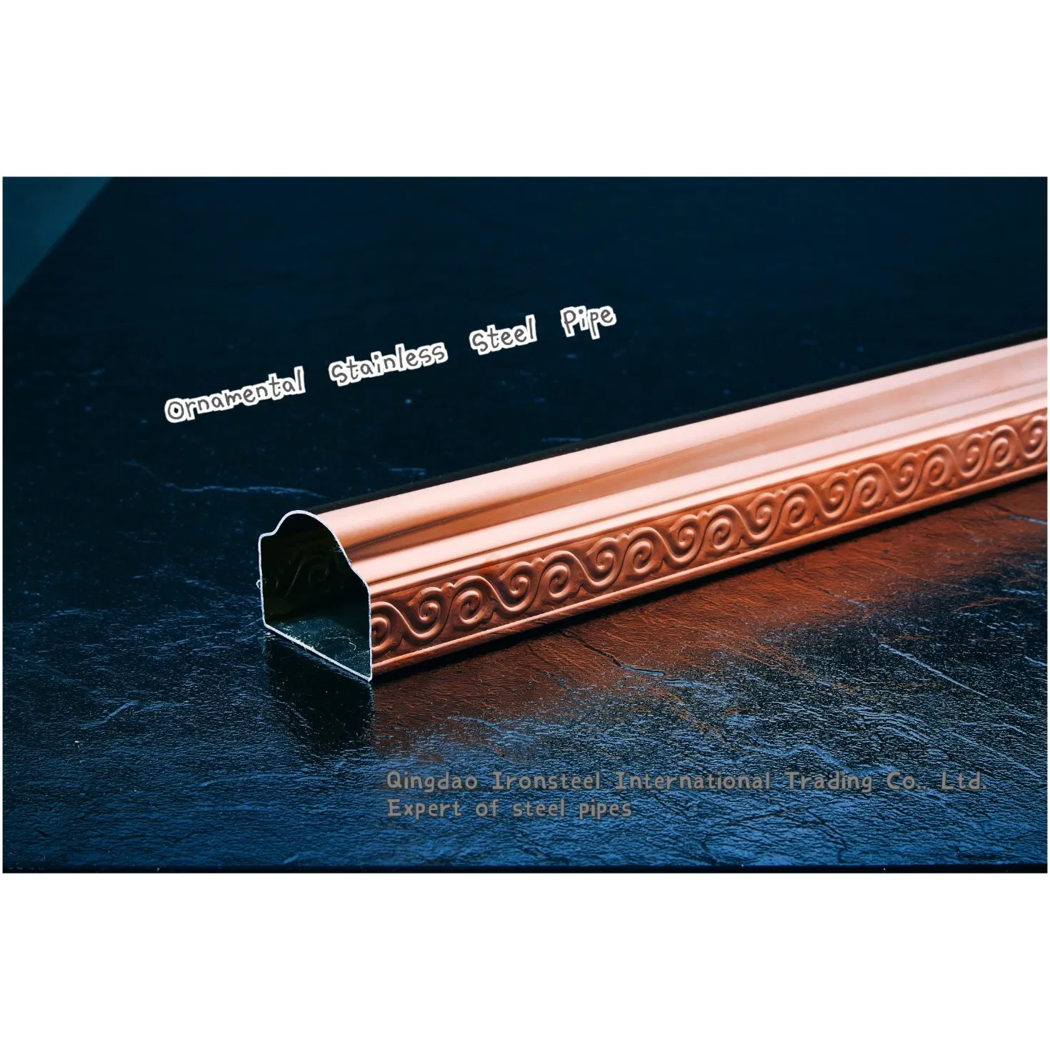 304 Ornamental Stainless Steel Pipe with Art Design