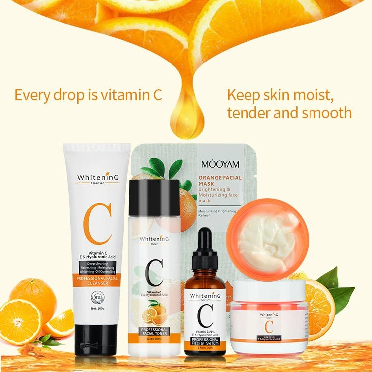 Vitamin C Brightening Kit Vitamin C Hydrating 5-Piece Vitamin C Kit Skin Care Set