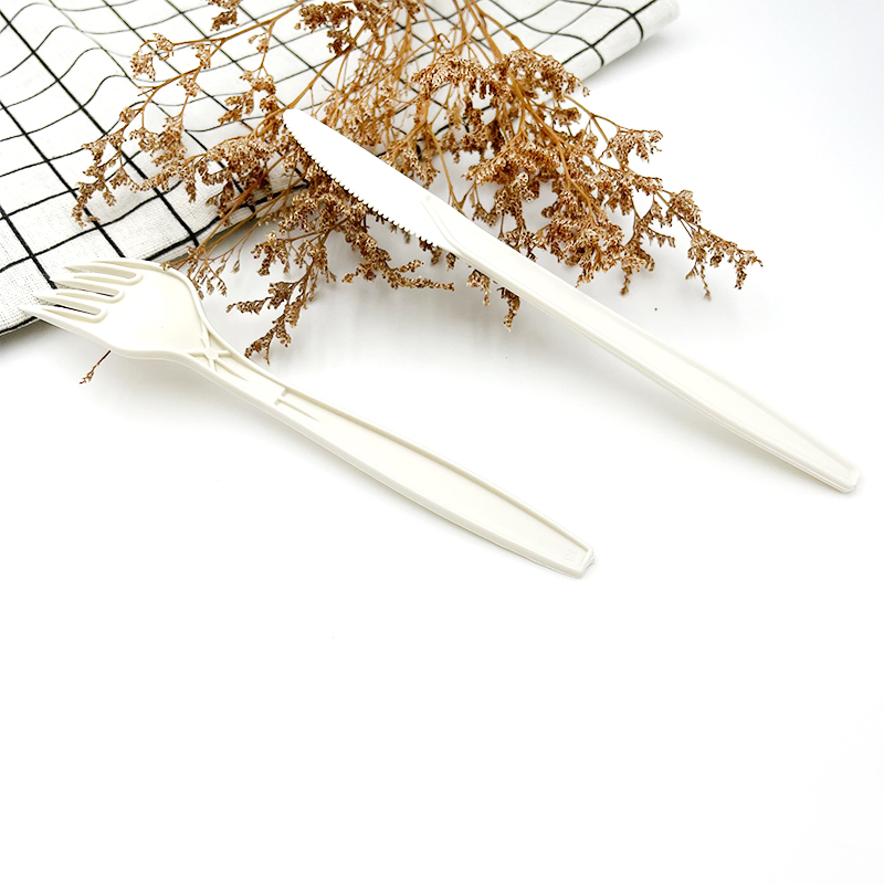 Hot Sale Biodegradable Corn Starch Cutlery Disposable Forks for Parties