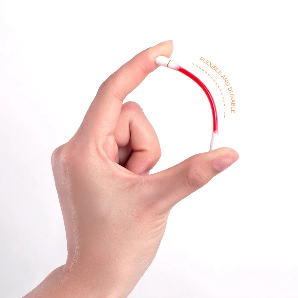 Disposable Cotton Swab Lip Gloss Custom Color Waterproof Lip Glaze Makeup