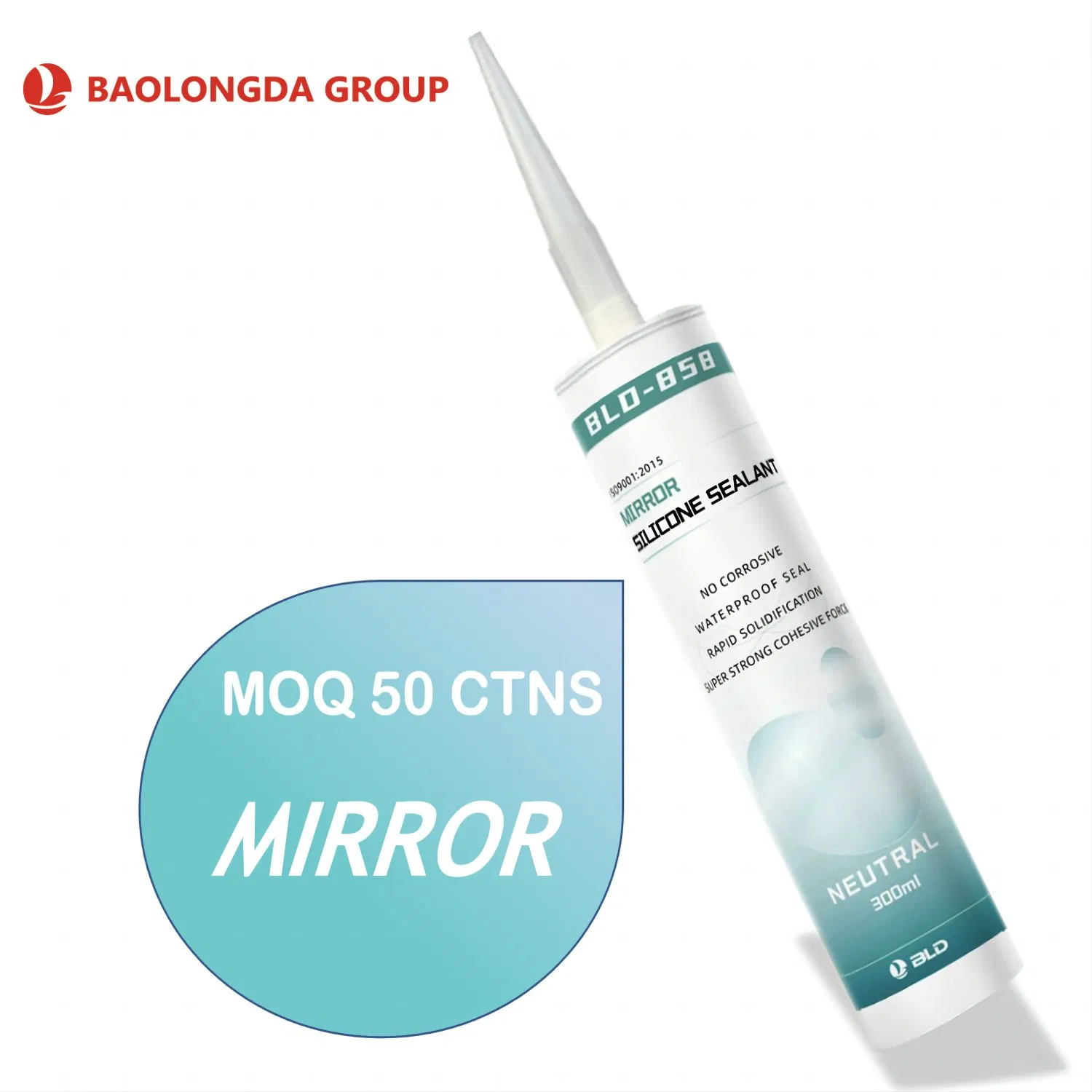 Factory Price Red Fireproof High Temp Resistance Acetic Silicone Sealant Cartridge Mirror Silicone Adhesive for Glass