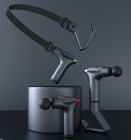 Split Band Fascia Gun Cervical Massager Detachable Handle Massage Gun