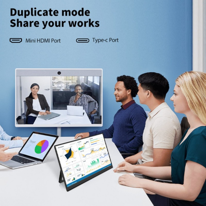 14-дюймовый портативный монитор FHD HDR Type-C/HDMI