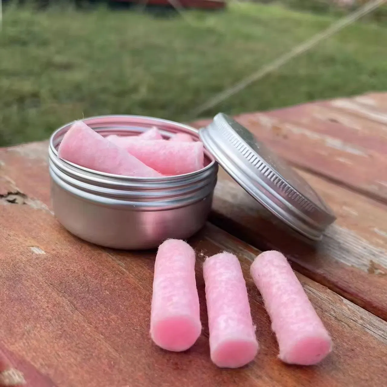 Quick Tinder Cotton Fire Plugs Emergency Customize Color Cotton Tinder for Hiking Camping Fire Starter