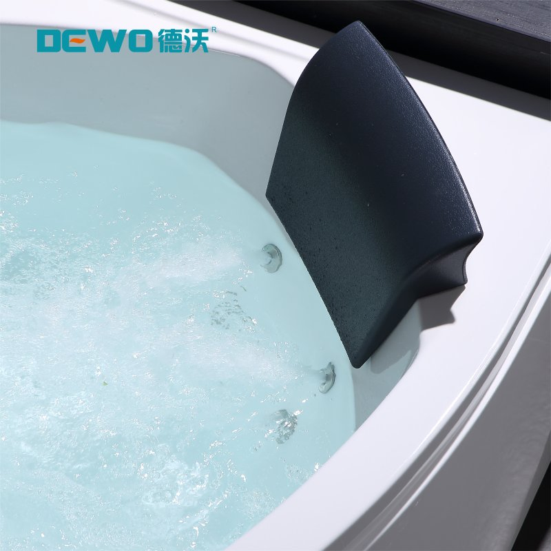 Вентиляторный угловой акриловый джакузи для спа (LL715)