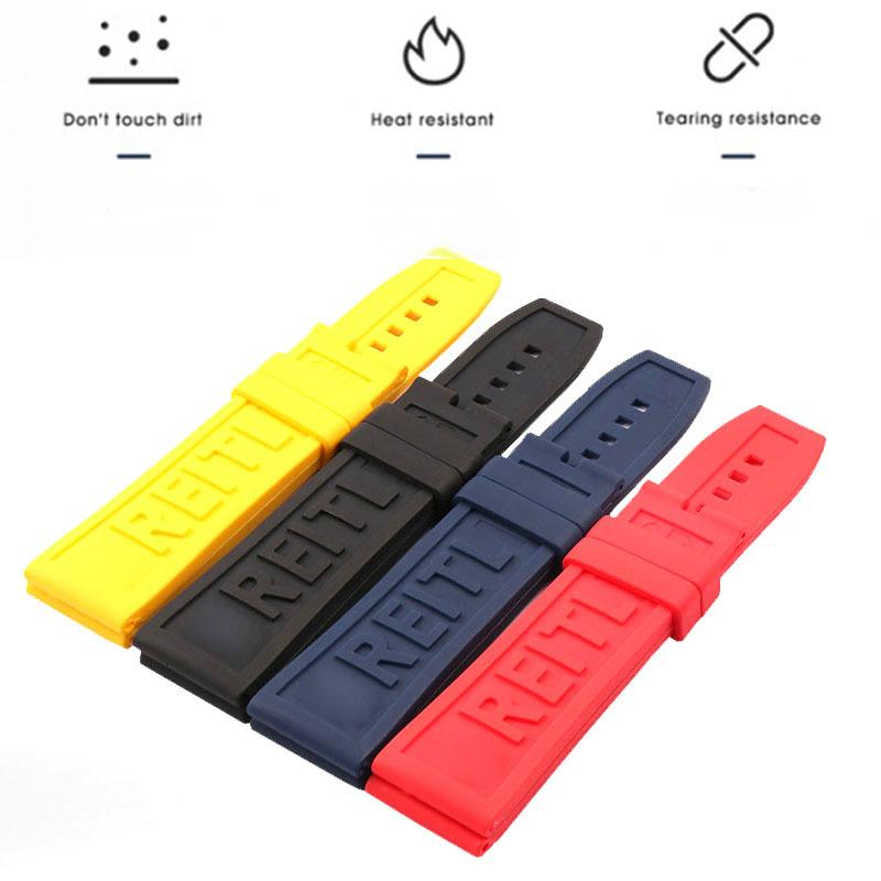 Compatible Breitling Avenger Blackbird Reconnaissance Aircraft Silicone Watch Strap for Men's Watches, Accessories 22-24mm