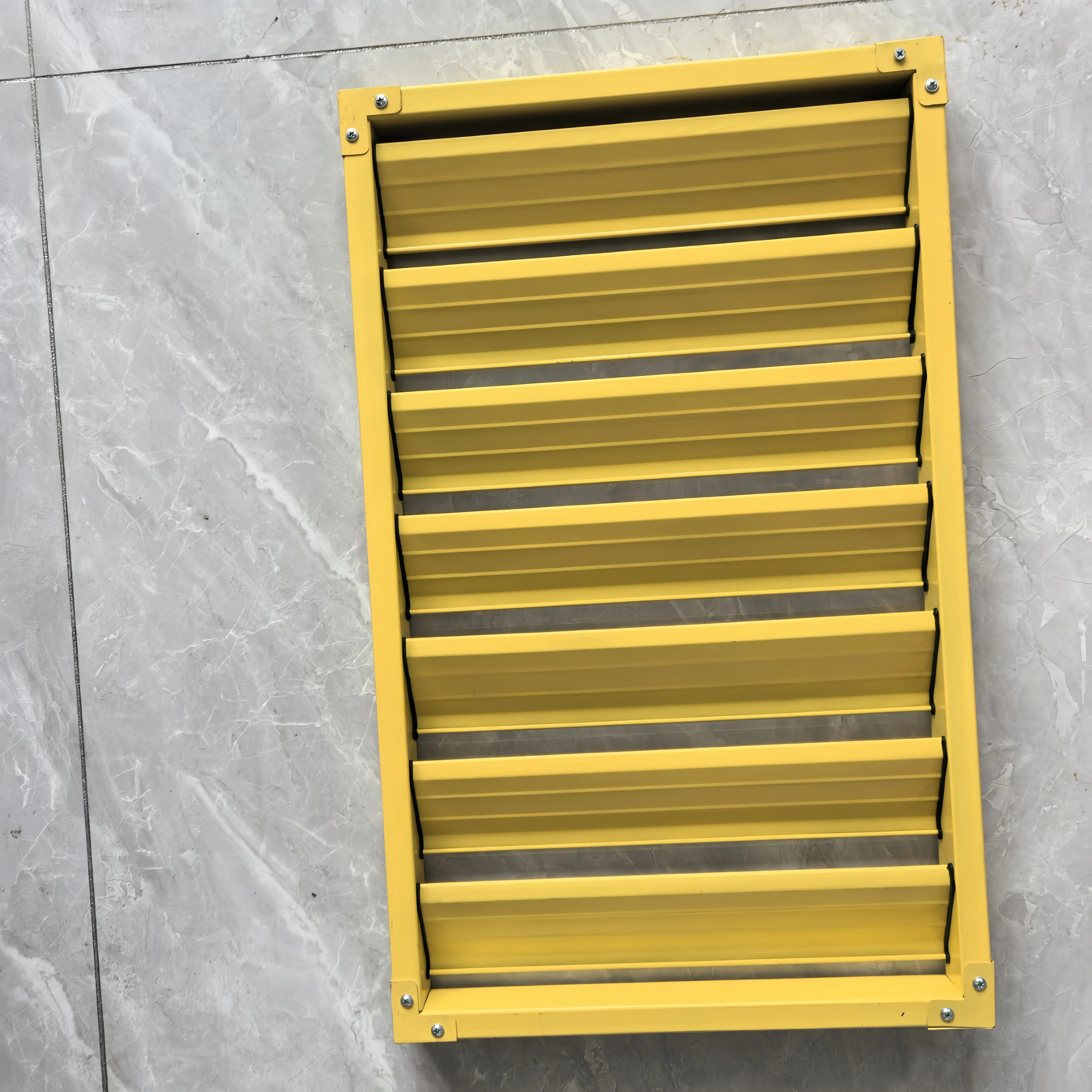 Modern Aluminum Ventilation Louvers with Advanced Electric Control System