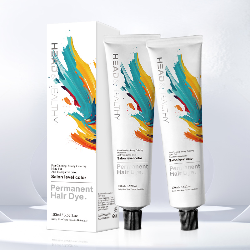 Keratin-Based Permanent Hair Color Dye Cream Herbal Ingredients Unisex Formula Long-Lasting & Safe for All Hair Types