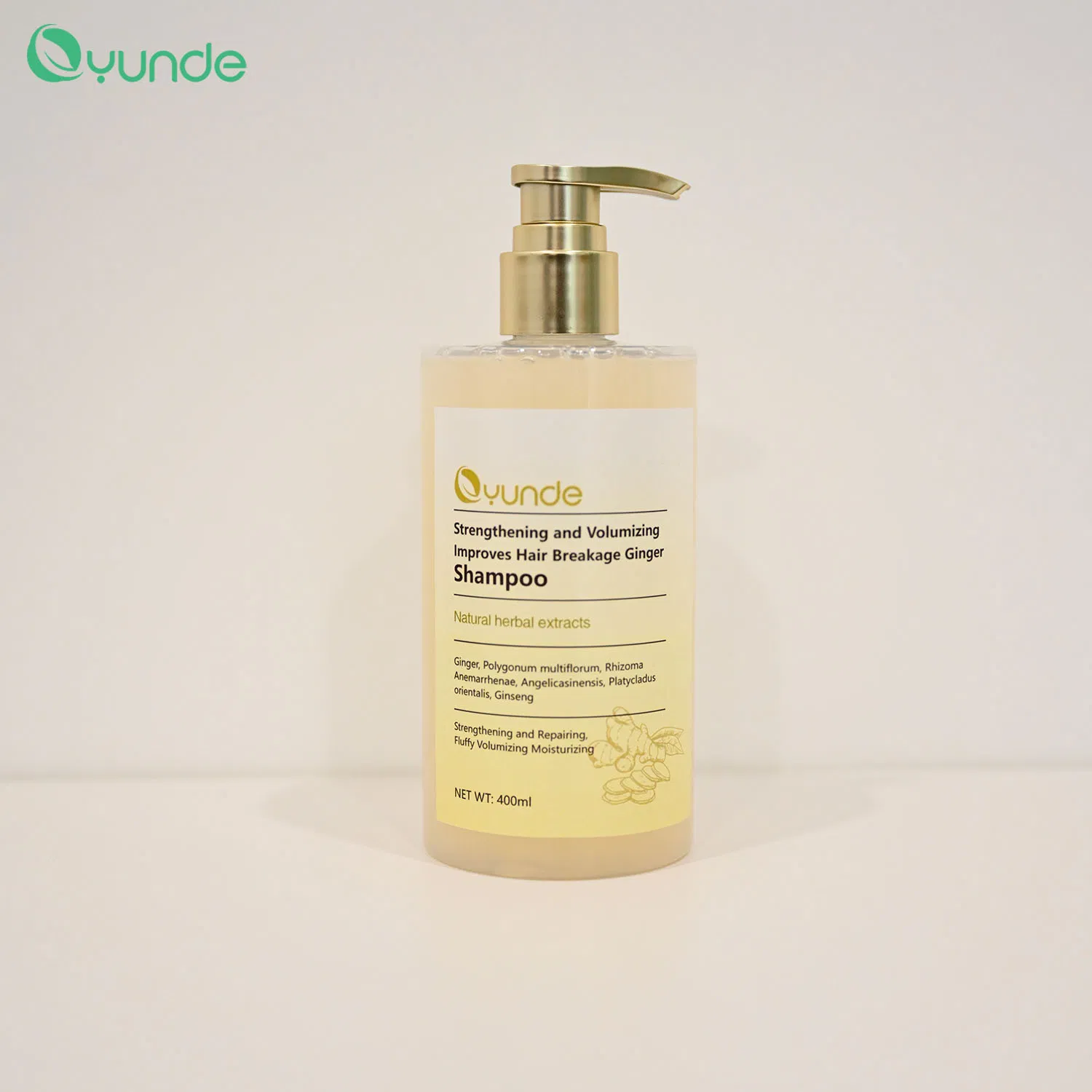 Promote Hair Growth, Natural Extract, Ginger Shampoo