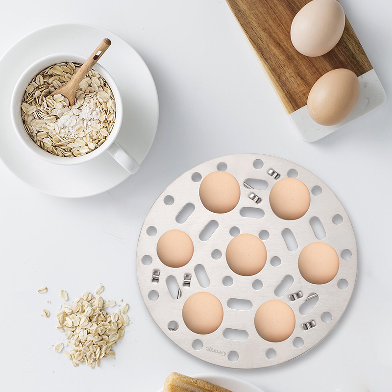 Metal Egg Rack Stainless Steel Steamed Egg Rack for Kitchen