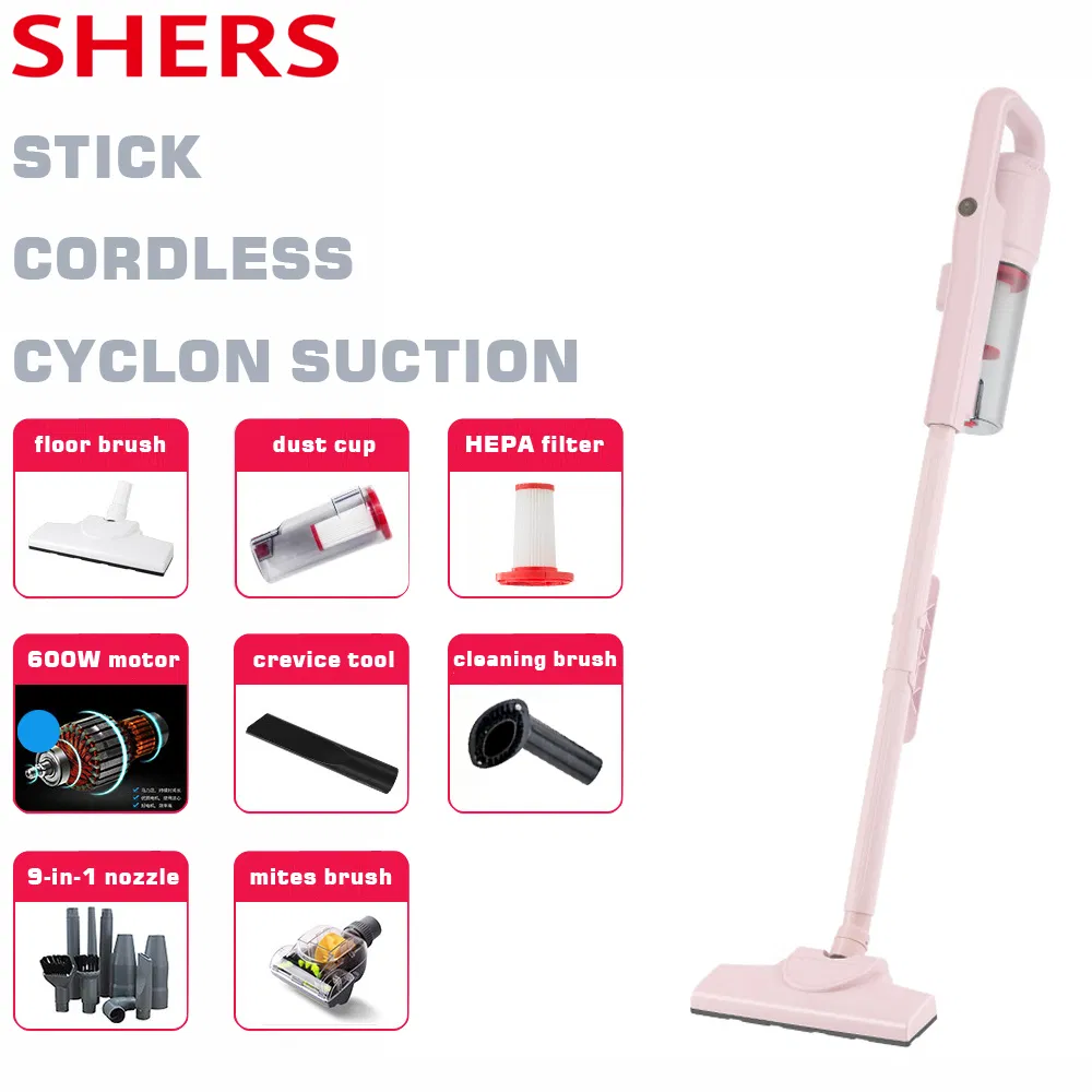 Rechargeable Cordless Stick Wireless Handheld Vacuum Cleaner Floor Cleaner, CE, CB Approval
