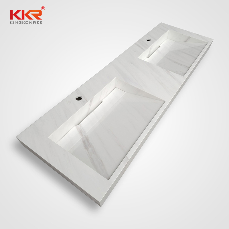 Раковина для ванной Calacata с тумбой, искусственный камень