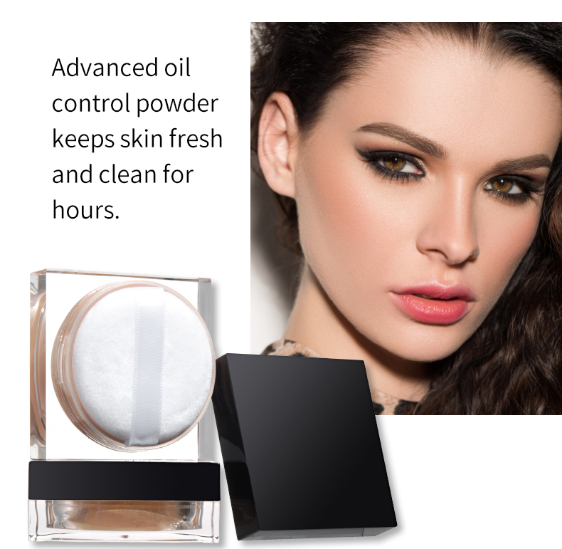 Pink Colors Loose Powder Talc Free Oil Control Wholesale Private Label Loose Powder