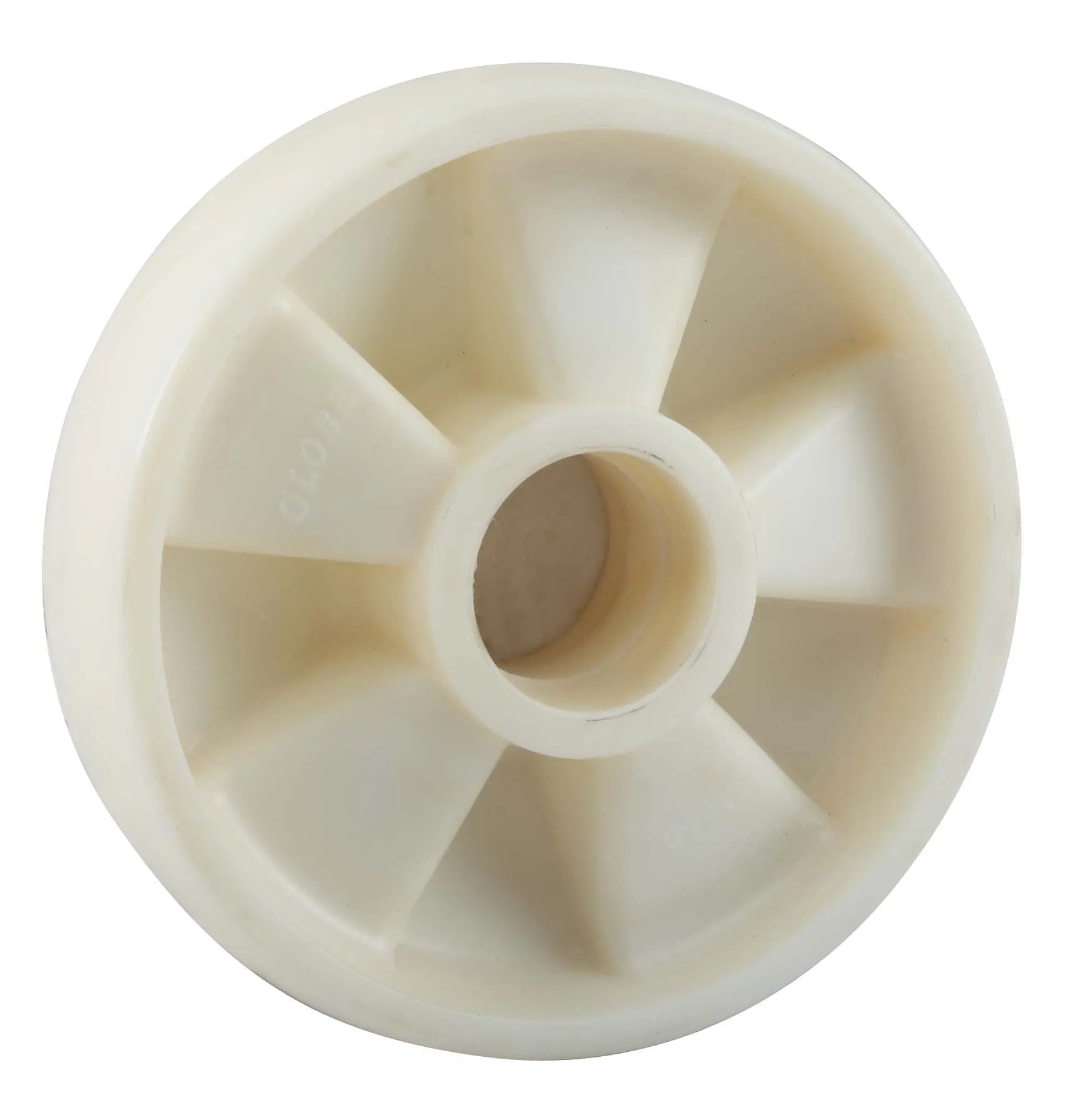 PU on Cast Iron Forklift Wheels Swivel Castor Single Wheel 80mm 180mm