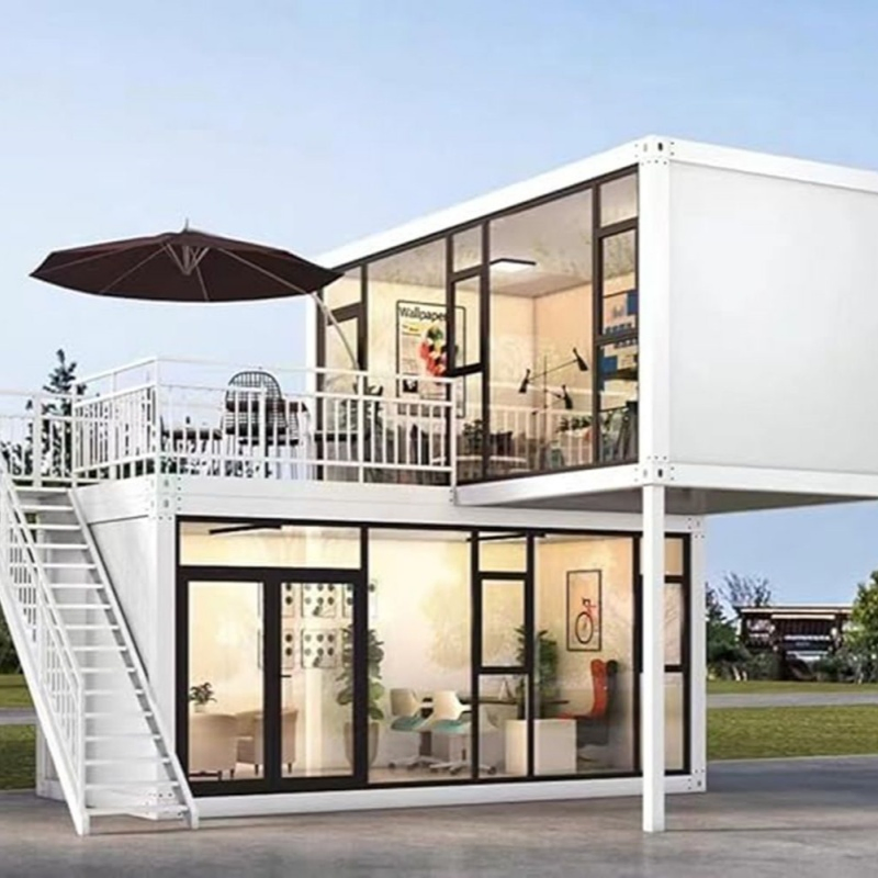 Sandwich Panel Flat Pack Container House for Hotel/Dormitory/Apartment