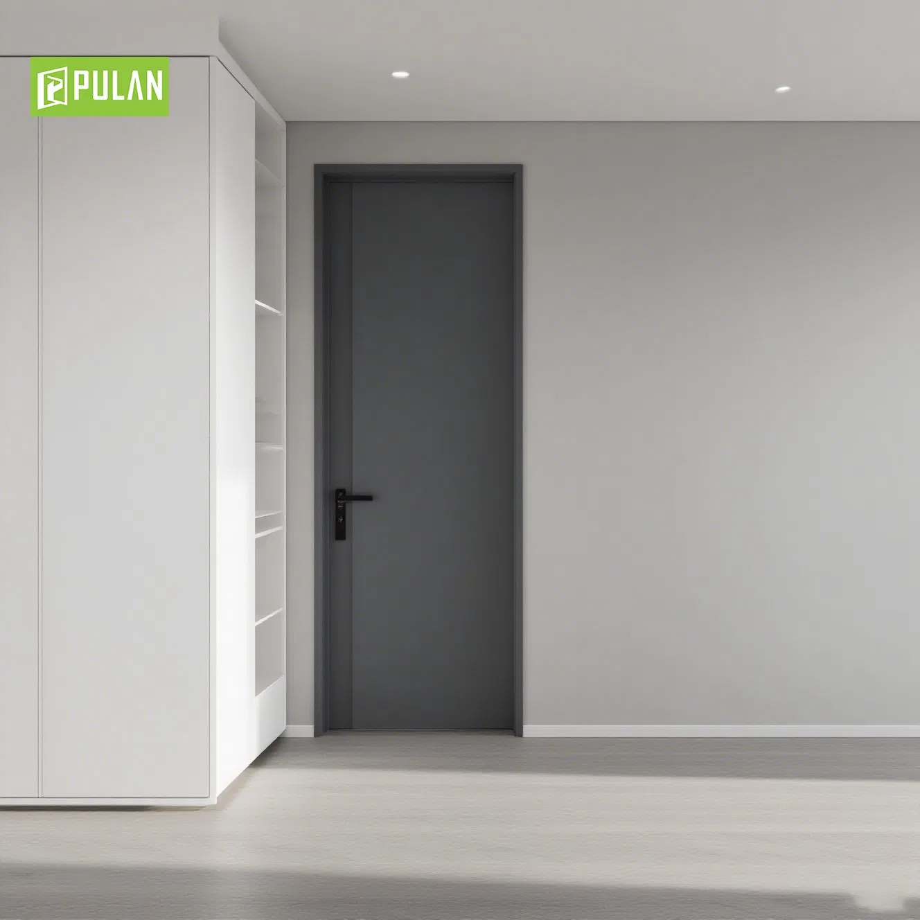 Stylish PVC Room Door with Mechanic Lock for Enhanced Privacy