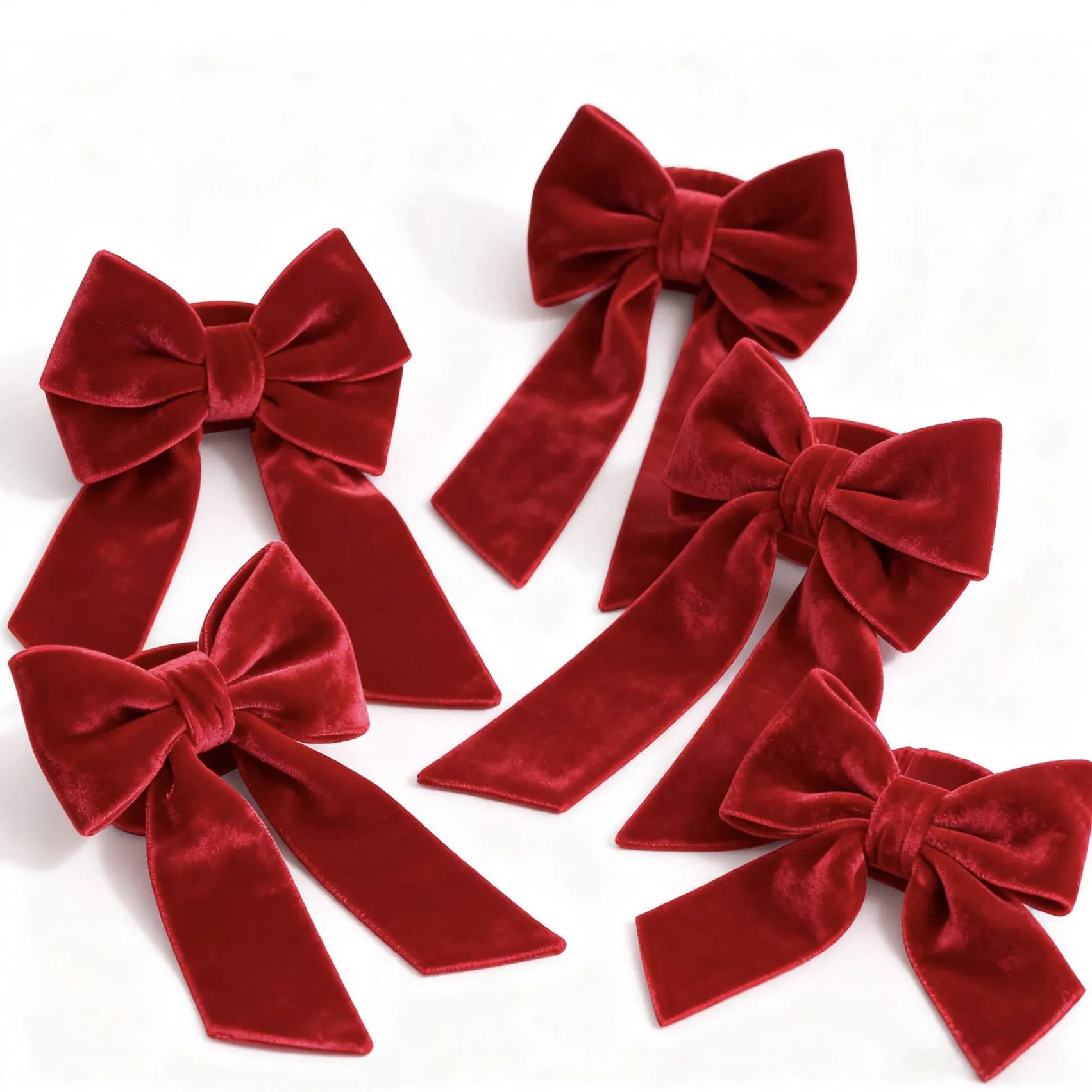 Seasonal and Holiday Table Bow Napkin Ring Decoration