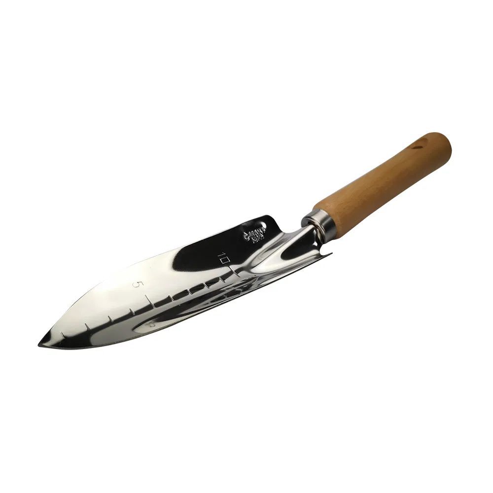 Gardening Shovel Wood Handle Mini Shovel Stainless Steel Shovel Scaled Shovel