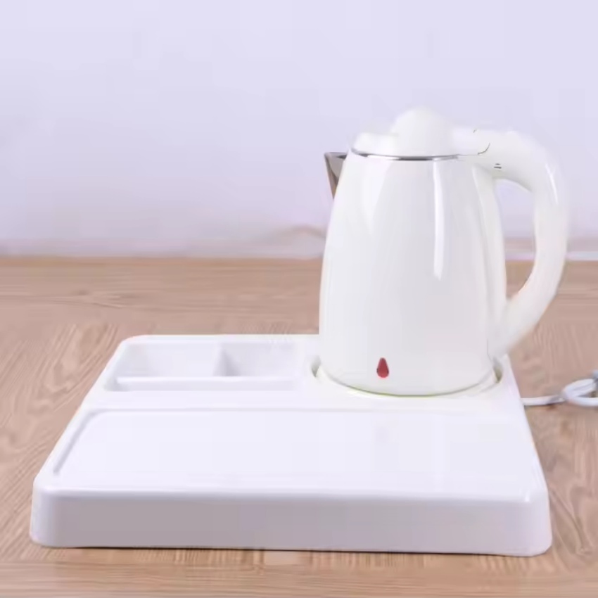 Premium Electric Tea Kettle Set with Rapid Heating Tray