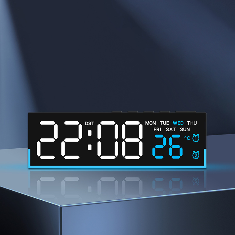 Multi-Functional LED Alarm Clock with Ambient Night Light