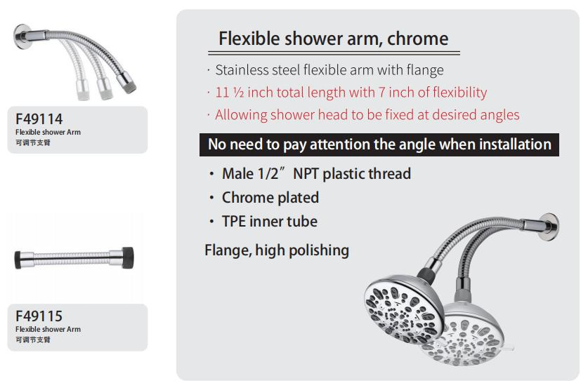 Sanitary Ware Economic Arm Shower Bracket, with High Quality