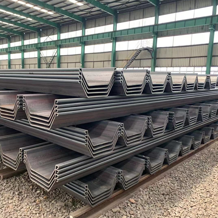Steel Sheet Piles U Z Type Type 2 Type3 Steel Sheet Pile