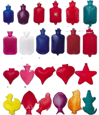 Rubber Hot Water Bottle 500ml, 750ml, 1000ml, 1500ml, 2000ml