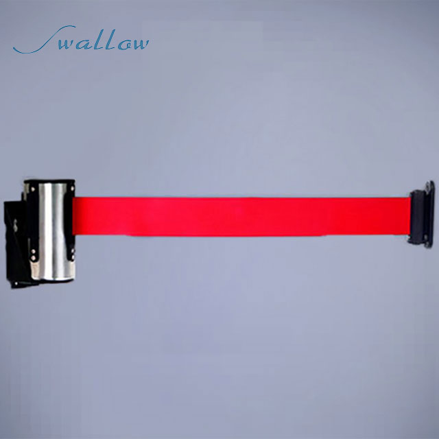 2m, 3m, 5m Stainless Steel Retractable Belt Cassette Tape Wall Hanging Barrier