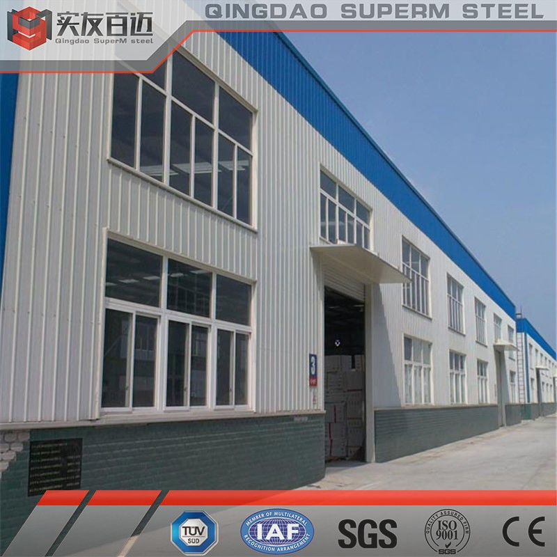 Durable Good Price of Clear Span Without Middle Column Metal Steel Building