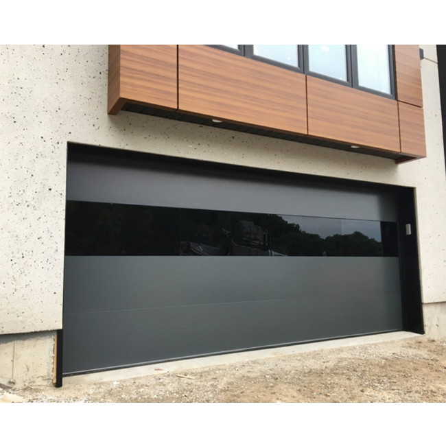 Cbmmart Garage Door with Vent USA Warehouse Glass Garage Door Remote Control Garage Door for Home